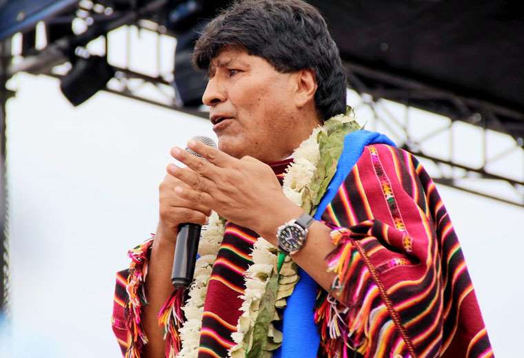 Evo Morales: “No son tiempos de confrontación ni ambición”