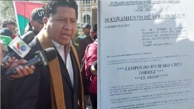 Asambleísta Leopoldo Chui es detenido por la UTOP
