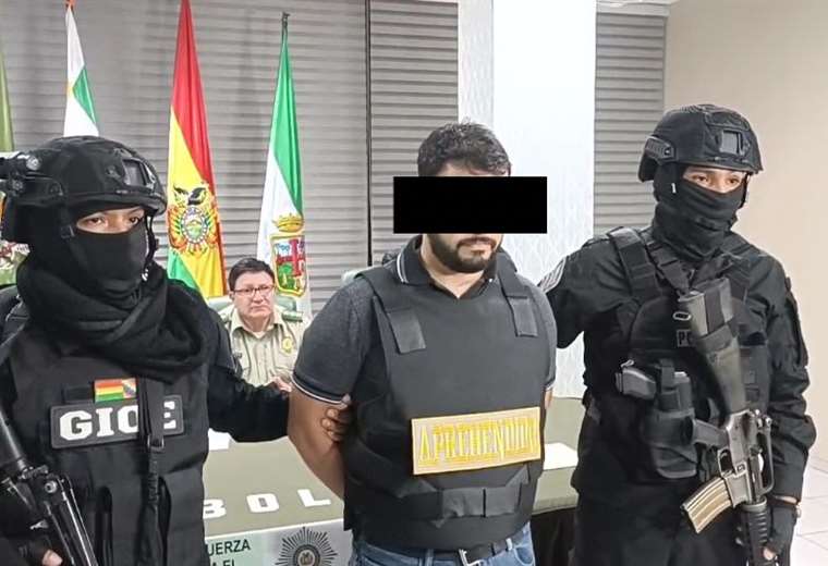 Captura de narco en Bolivia por tráfico de cocaína