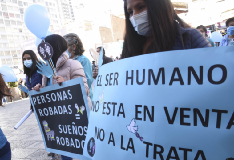 Delito de Trata y Trafico de Personas aumentan en Bolivia