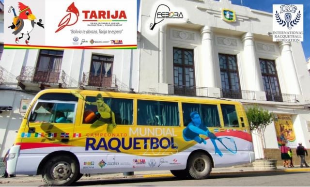 Tarija preparada para recibir al Mundial de Ráquetbol