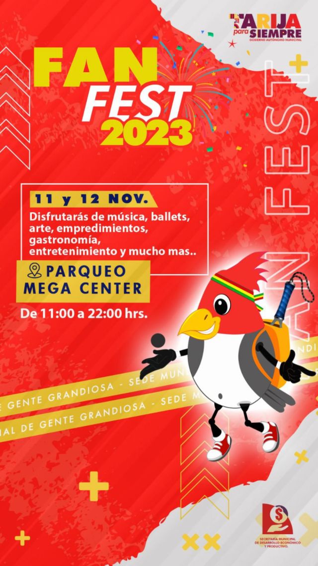 El Fan Fest llega a Tarija con música, entretenimiento y gastronomía