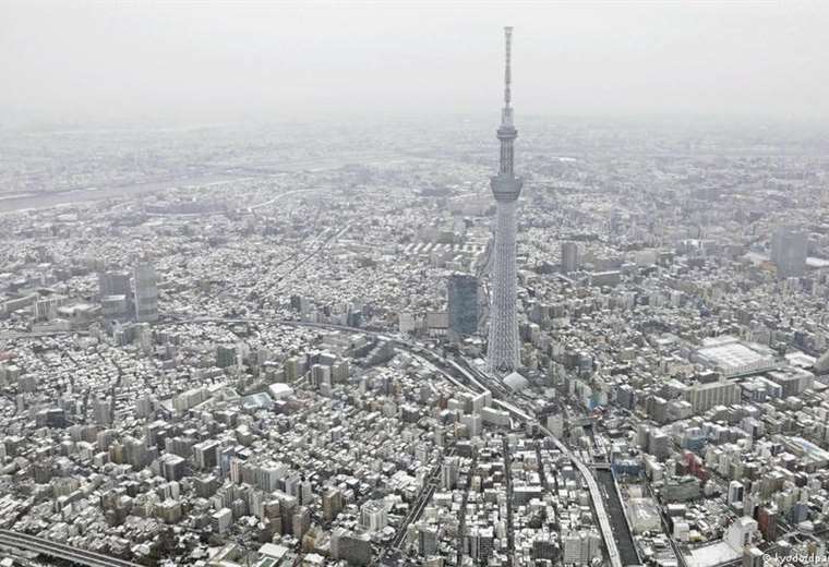 Fuertes nevadas en Tokio y centro de Japón causan cancelaciones y cortes de transporte