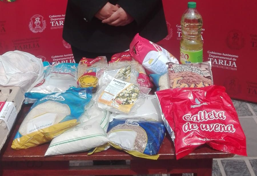 Subgobernación del Cercado de Tarija ultima preparativos para entrega de canastas alimentarias
