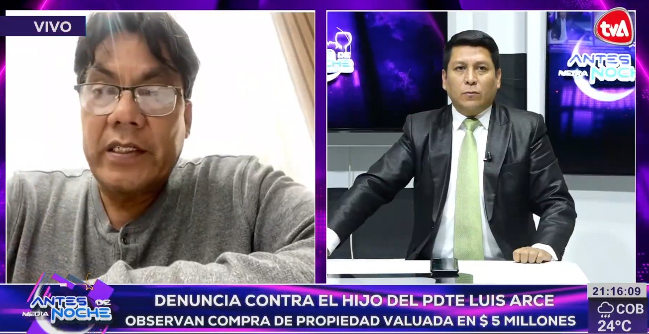 Diputado Héctor Arce denuncia al hijo del presidente Luis Arce por presuntos delitos de corrupción