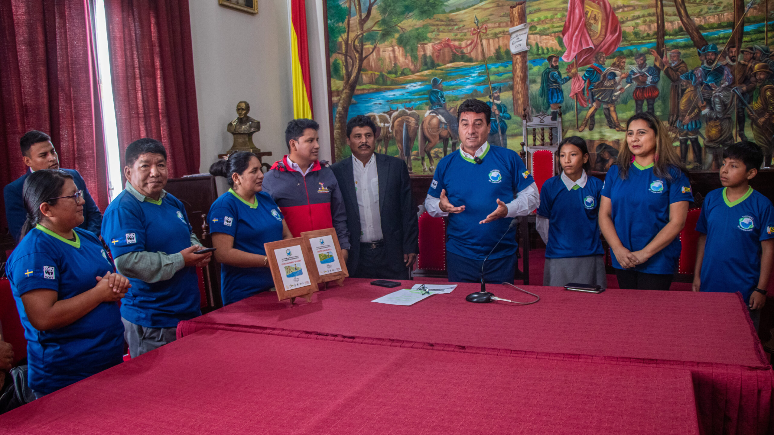 El alcalde de Tarija presenta a los nuevos Guardianes del Guadalquivir
