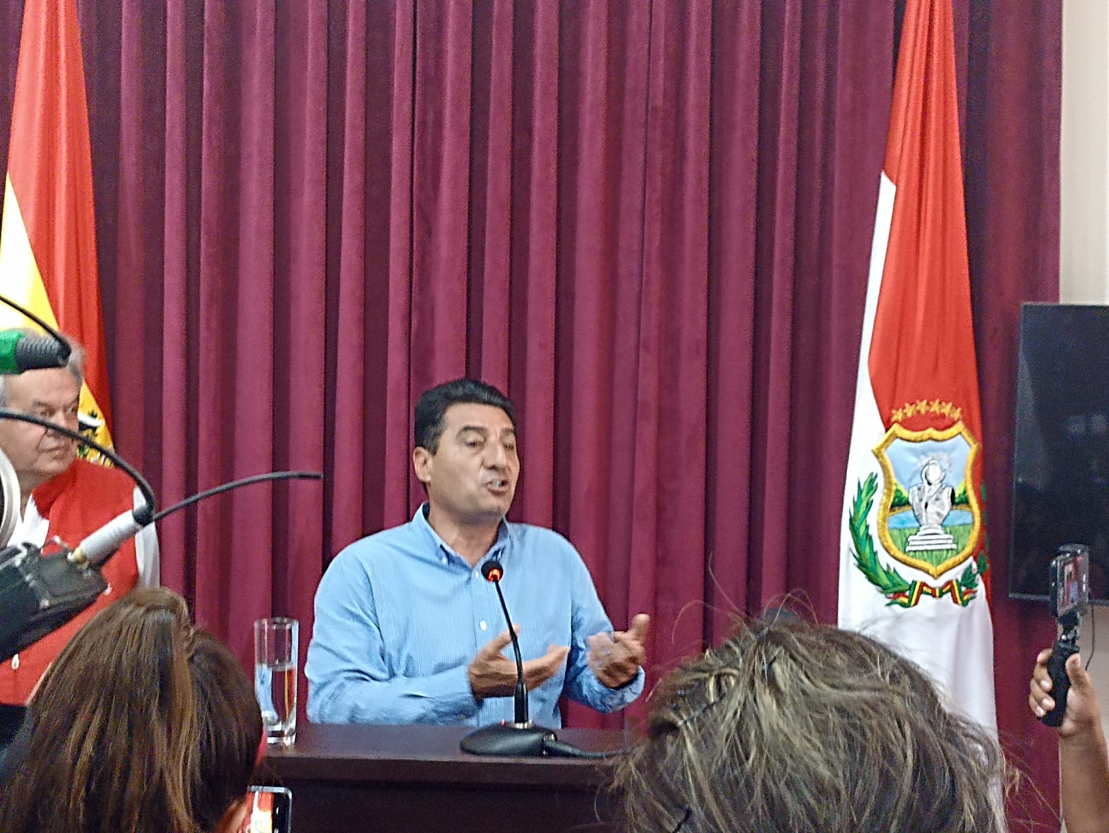 Alcalde de Tarija defiende proyecto de readecuación de planta de tratamiento de aguas residuales