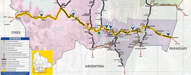 Avances en la construcción del Corredor Bioceánico del Sur en Bolivia