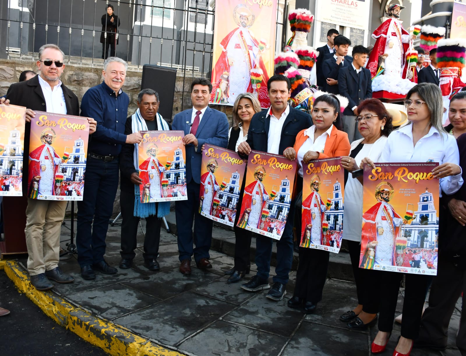 Presentación del afiche oficial de la Fiesta Grande de Tarija