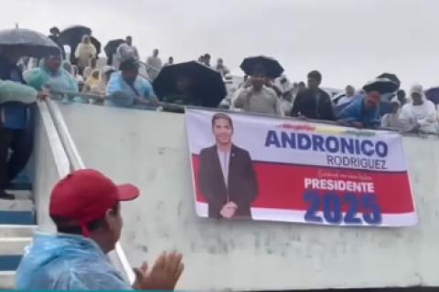 Contratiempos en concentración de apoyo a Evo Morales en Bulo Bulo.