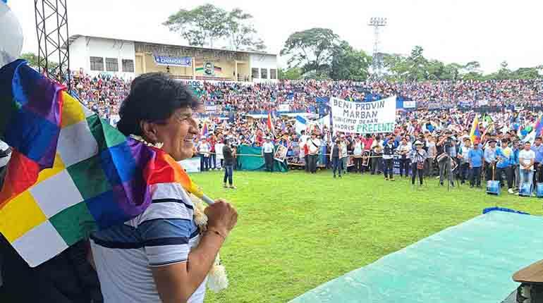 Evo Morales se prepara para inscribirse como candidato en Bolivia