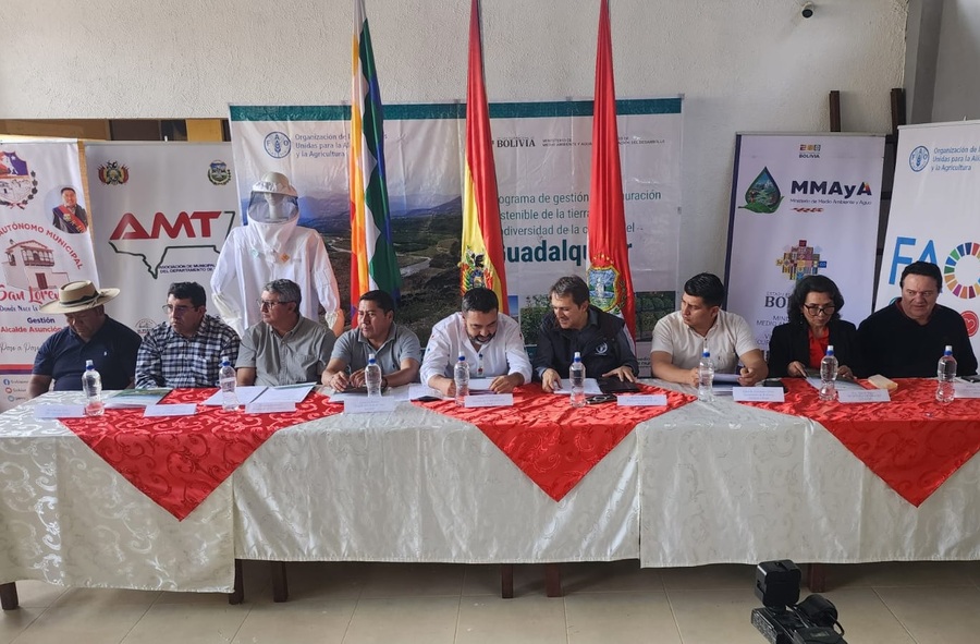 Ministerio de Medio Ambiente y FAO firman acuerdo para la protección del medio ambiente en la Cuenca del Guadalquivir