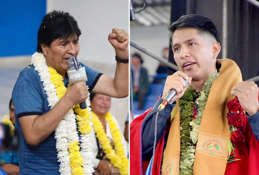 Evo Morales y Andrónico Rodríguez son proclamados como candidatos presidenciales en Bolivia Evo Morales y Andrónico Rodríguez son proclamados como candidatos presidenciales en Bolivia
