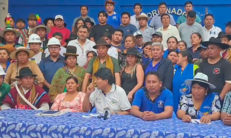 “Manifestaciones en Bolivia exigen la habilitación de Evo Morales como candidato presidencial”