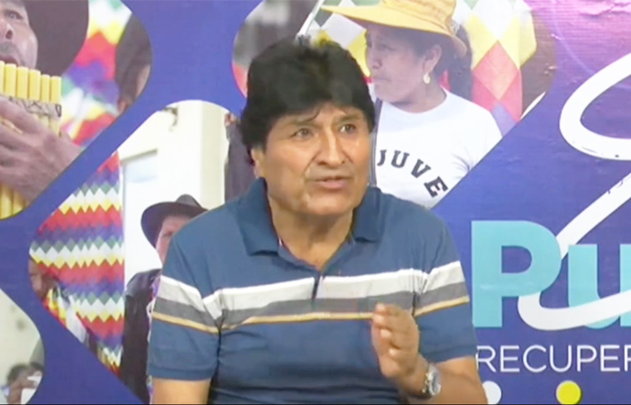 Evo Morales denuncia persecución política y uso inconstitucional de las Fuerzas Armadas en Bolivia.