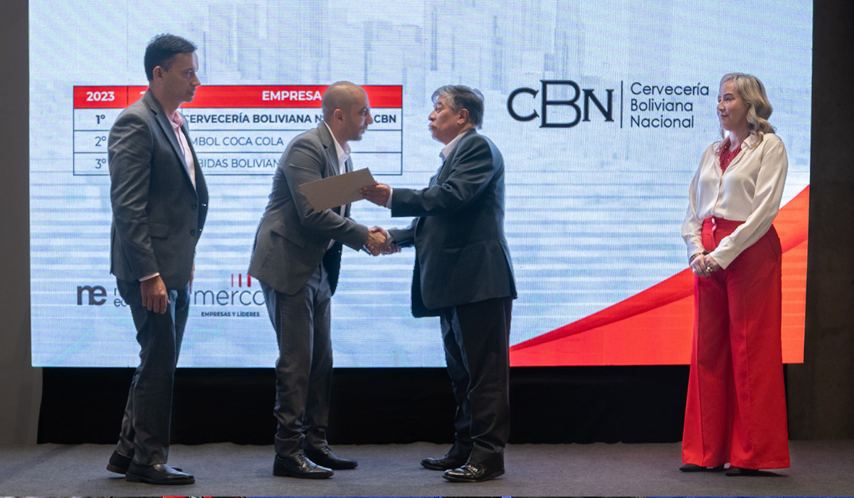 Cervecería Boliviana Nacional (CBN) es reconocida por noveno año consecutivo como líder en reputación corporativa en Bolivia.