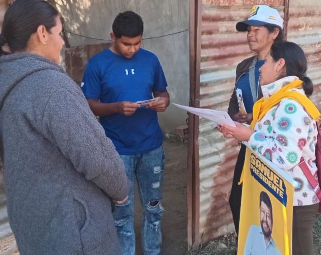 Campaña electoral en Tarija se intensifica con visitas domiciliarias y caravanas ante elecciones generales