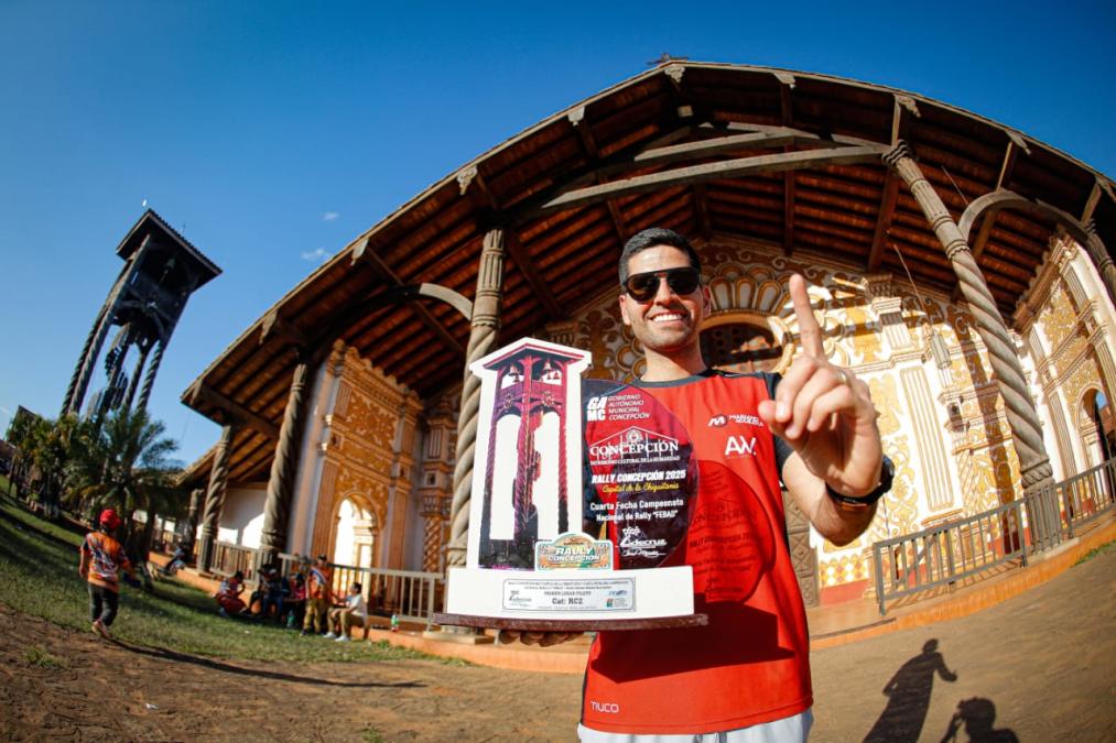 Mariano Aguilera logra cuarta victoria consecutiva y amplía dominio en Rally Concepción