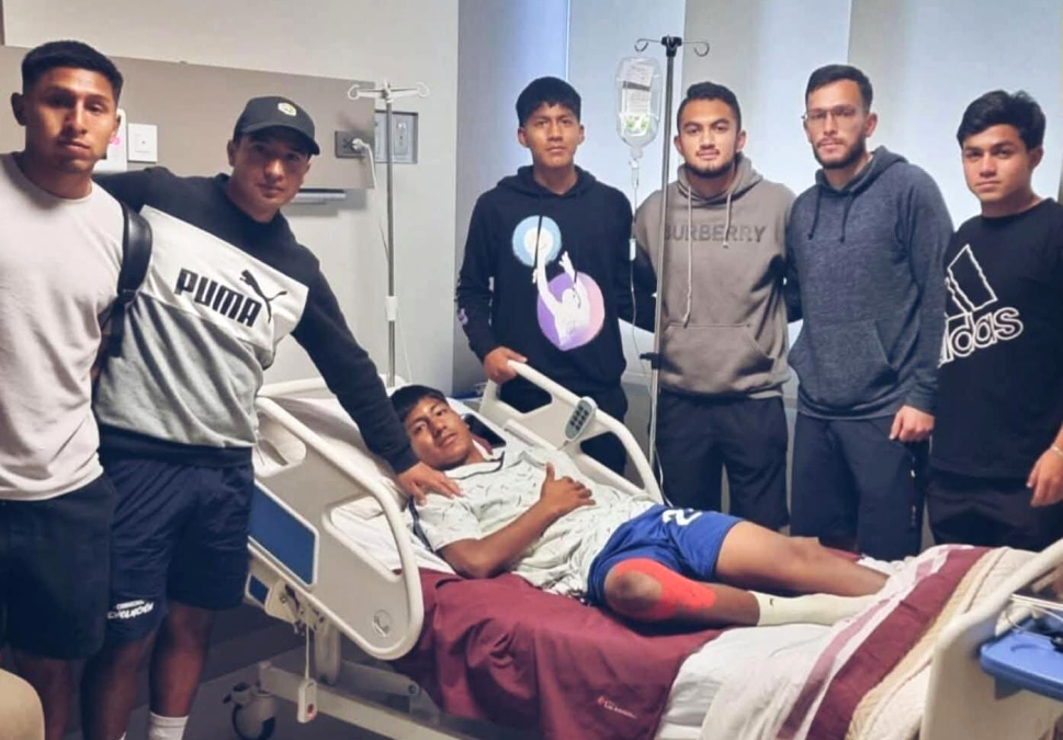 Futbolista de Wilstermann inicia recuperación tras cirugía por fractura de cráneo