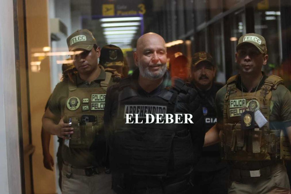 Murillo deportado de EEUU llega a Bolivia y es aprehendido para cumplir condenas pendientes