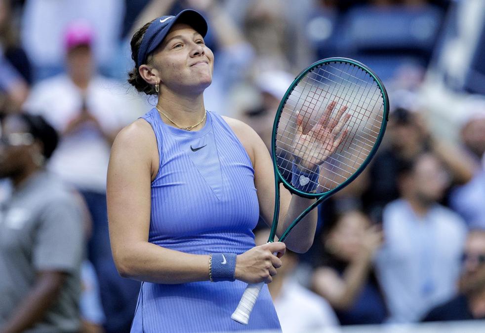Anisimova se toma revancha de Wimbledon y elimina a Swiatek en cuartos de final del US Open