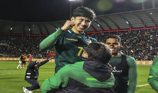 Miguel Terceros celebra la victoria boliviana con alegría para todo el país