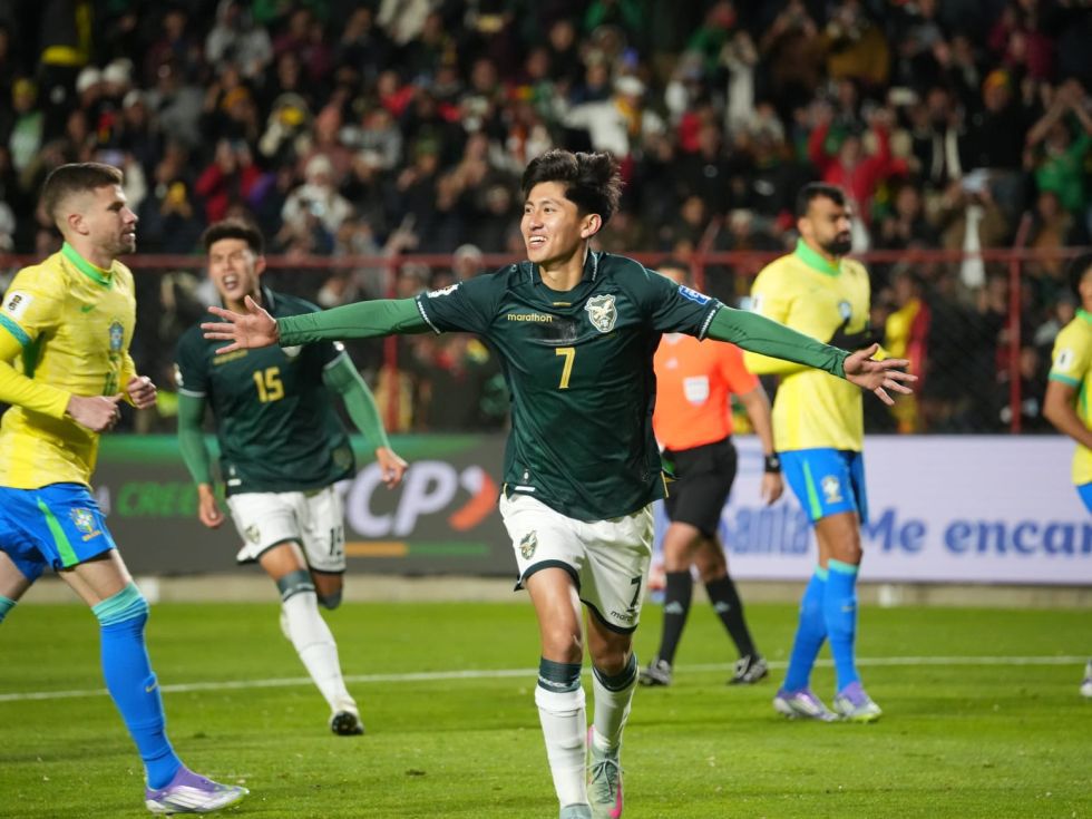 Bolivia derrota a Brasil con garra y se acerca al Mundial 2026