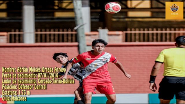 Moisés Ortega Joven Promesa Tarijeña Destaca por su Fortaleza y Firmeza en el Juego Aéreo