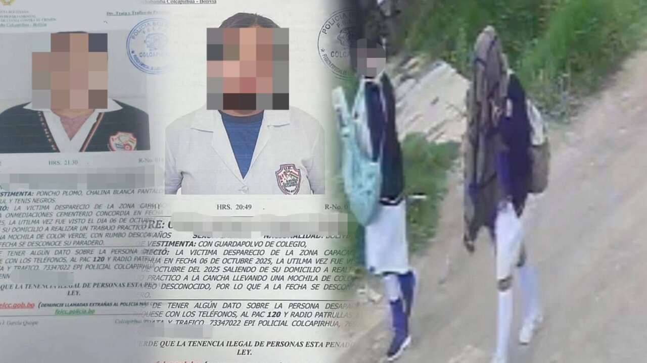 Hallan a dos adolescentes desaparecidas en la Terminal de Cochabamba tras viaje a La Paz