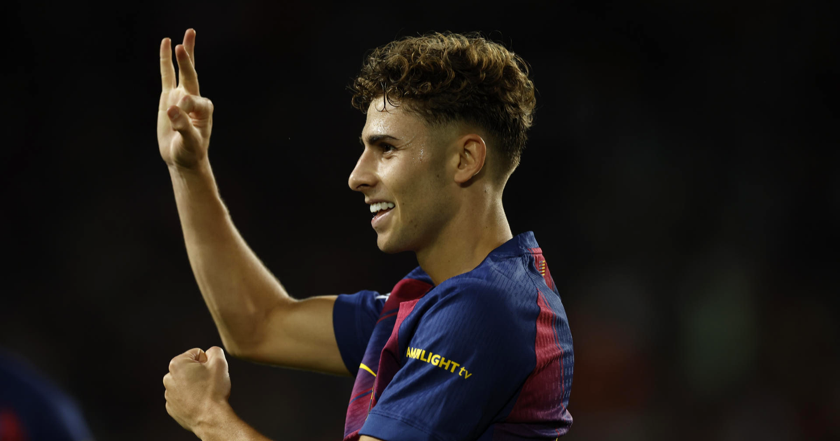 Fermín López estrella con triplete en contundente victoria del Barcelona