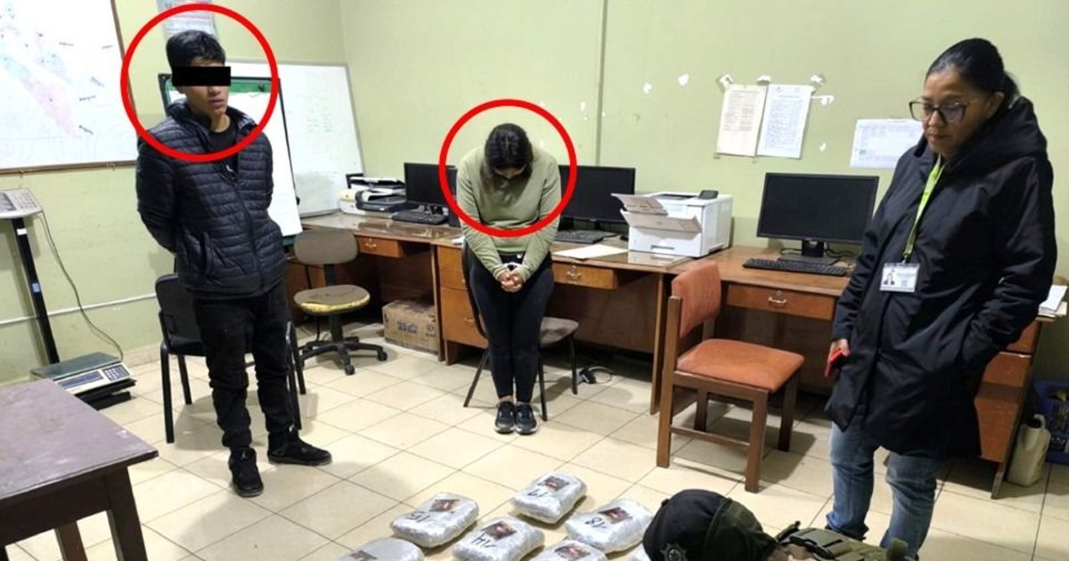 Pareja detenida con gran cantidad de marihuana en bolsa de yute