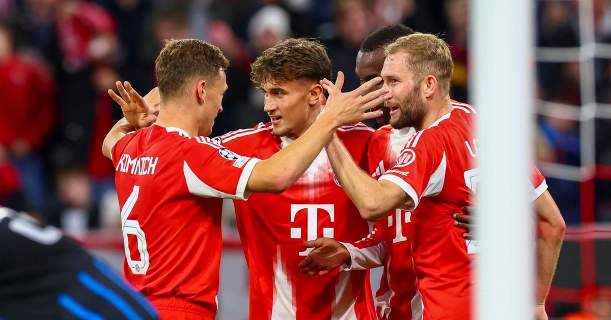 Bayern Múnich humilla al Brujas con contundente goleada de cuatro a cero