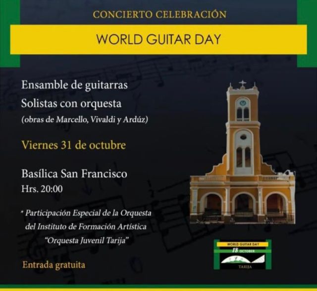 Concierto Celebración Día Mundial Guitarra llega a su quinta edición en la ciudad