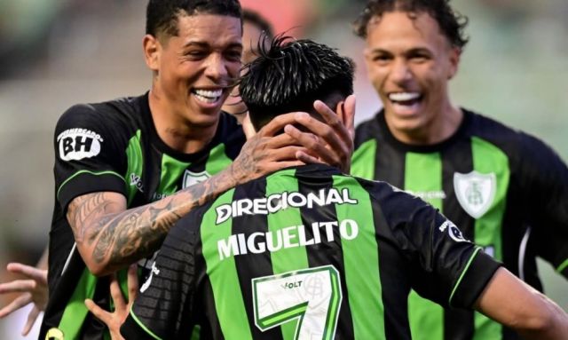 Miguelito Terceros imparable anota de nuevo y extiende su racha goleadora con América Mineiro