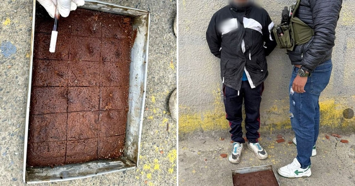 Capturan hombre con molde brownie de marihuana