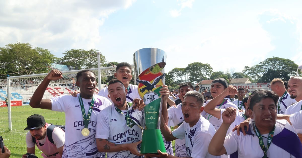 Real Potosí conquista la Copa Simón Bolívar y regresa a la primera división tras cuatro años