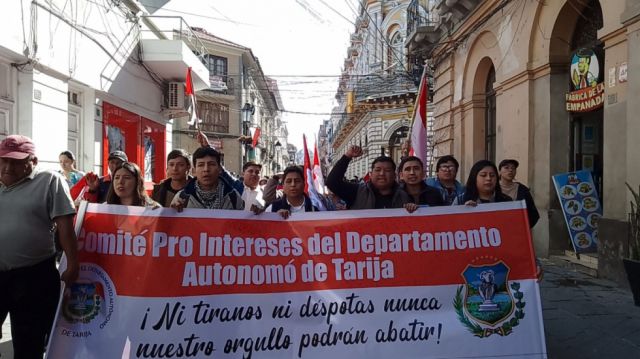 Comité Cívico de Tarija impulsa presión para convocar elecciones locales