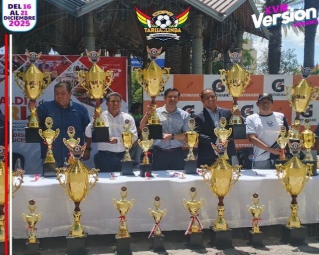 Tarija inicia la Copa Tarija la Linda torneo de fútbol infantojuvenil