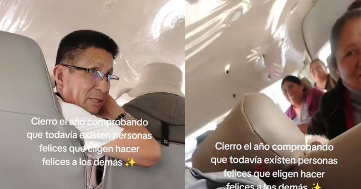 Chofer de minibús en La Paz impulsa dinámica para premiar a pasajeros por fin de año