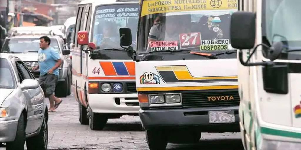 Transporte urbano cruceño insiste en cobro de cuatro bolivianos y confirma reunión con Concejo el lunes