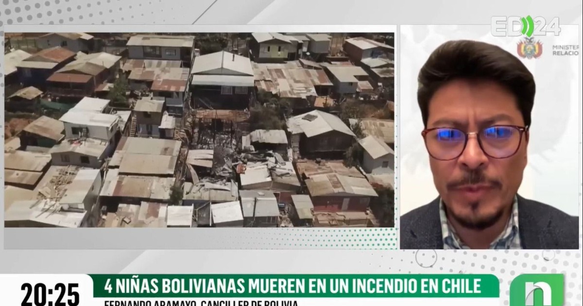 Cancillería gestiona repatriación de cuatro niñas bolivianas fallecidas en incendio en Chile