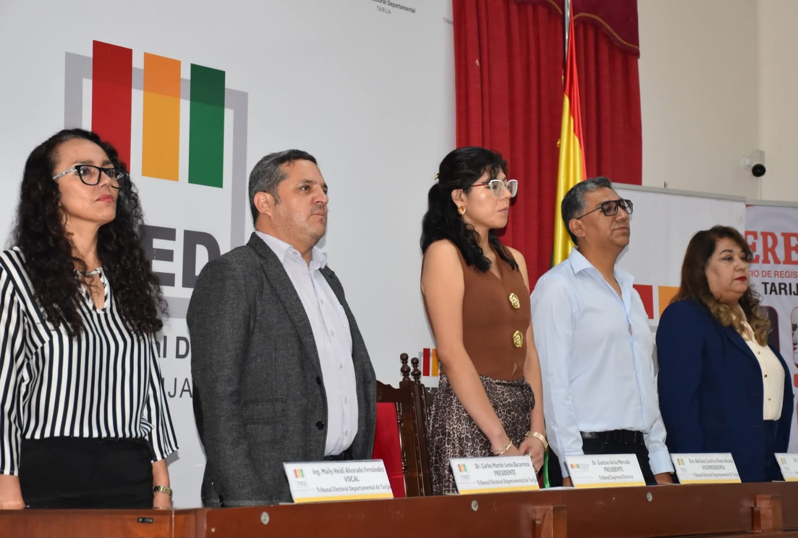 TED anuncia nombres habilitados e inicia etapa de sustituciones para elecciones en Bolivia