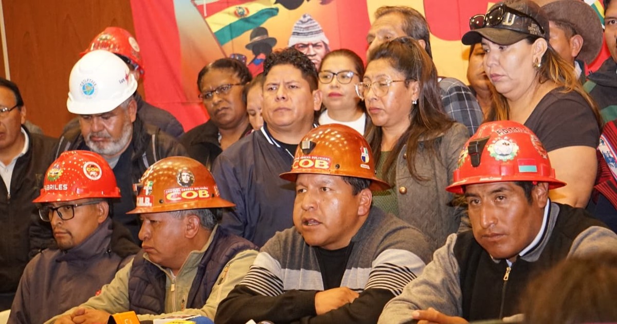 La COB advierte al gobierno nacional y exige convocatoria para nuevo decreto
