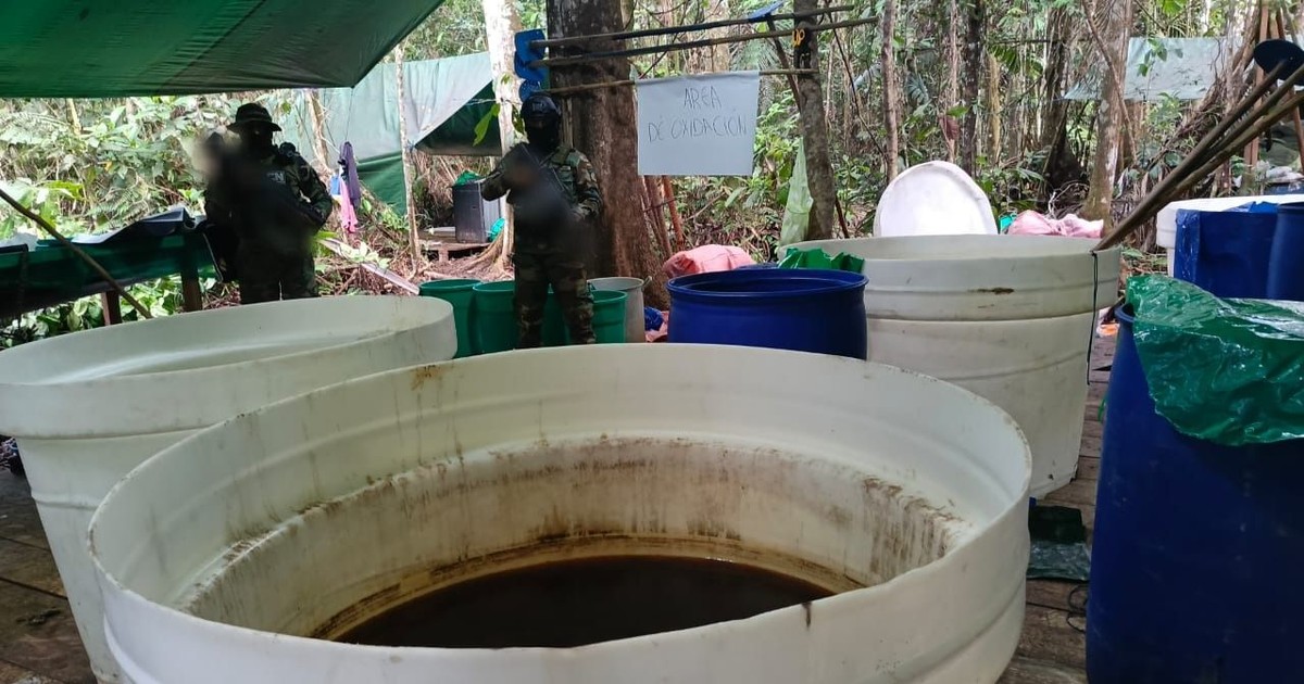 Fuerzas de seguridad destruyen laboratorio en el Chapare y confirman secuestro de sustancias controladas