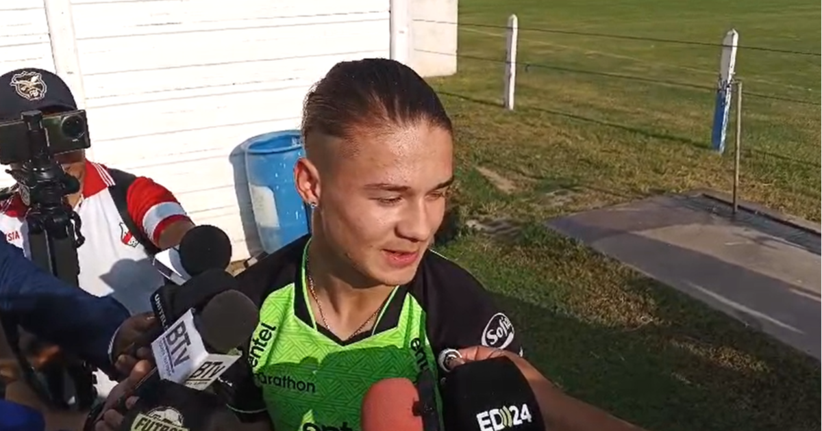 Lucas Macazaga anuncia su motivación y aguerrida actitud ante México en La Paz