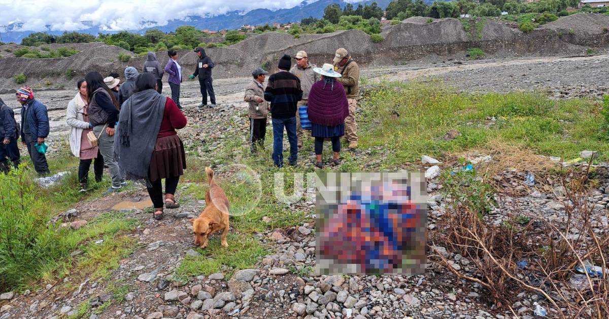 Encuentran sin vida a mujer de 60 años arrastrada por río en Quillacollo