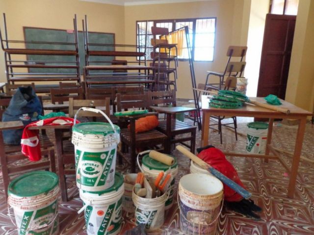 Gobernación de Tarija intensifica mantenimiento en colegios antes de clases Gobernación de Tarija intensifica mantenimiento en colegios antes de clases