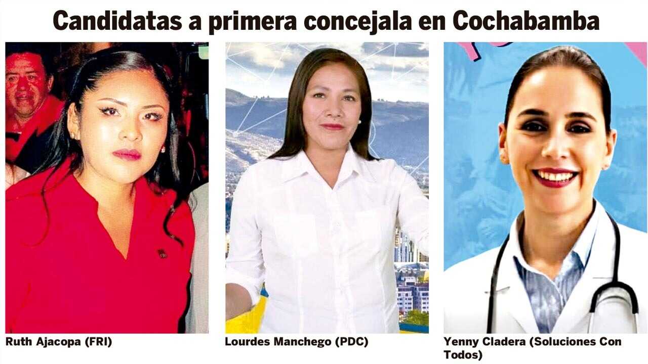 Ciudad de La Paz anuncia lista oficial de 10 postulantes a primera concejalía