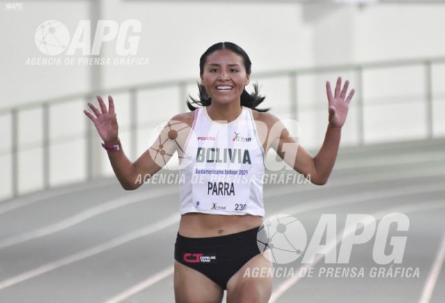 Parra gana oro y Ninavia establece récord en 1500 metros en Bolivia