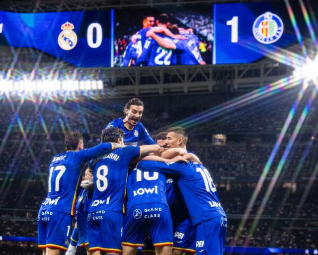 Getafe sorprende al Real Madrid y confirma su caída en La Liga Getafe sorprende al Real Madrid y confirma su caída en La Liga